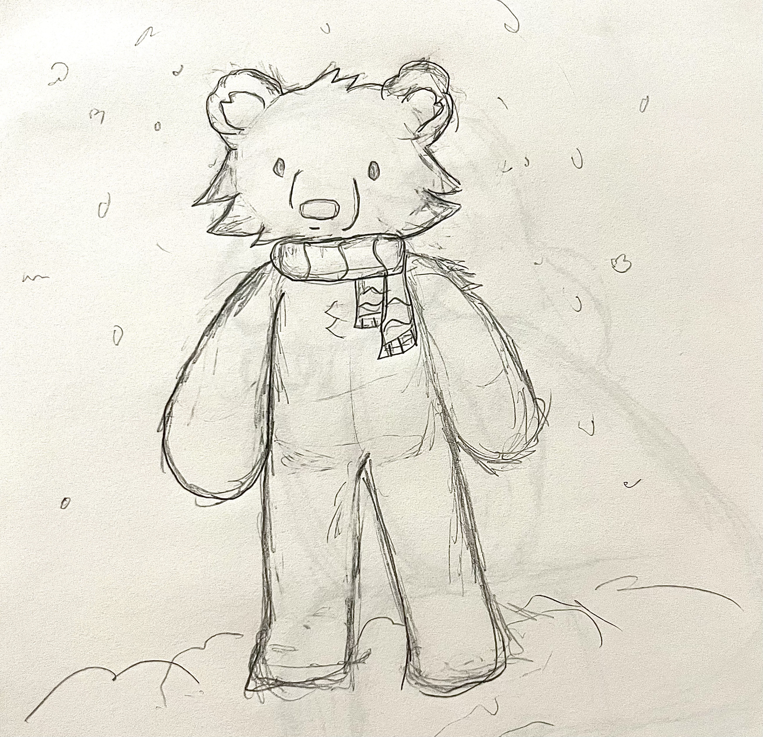 bear in the snow